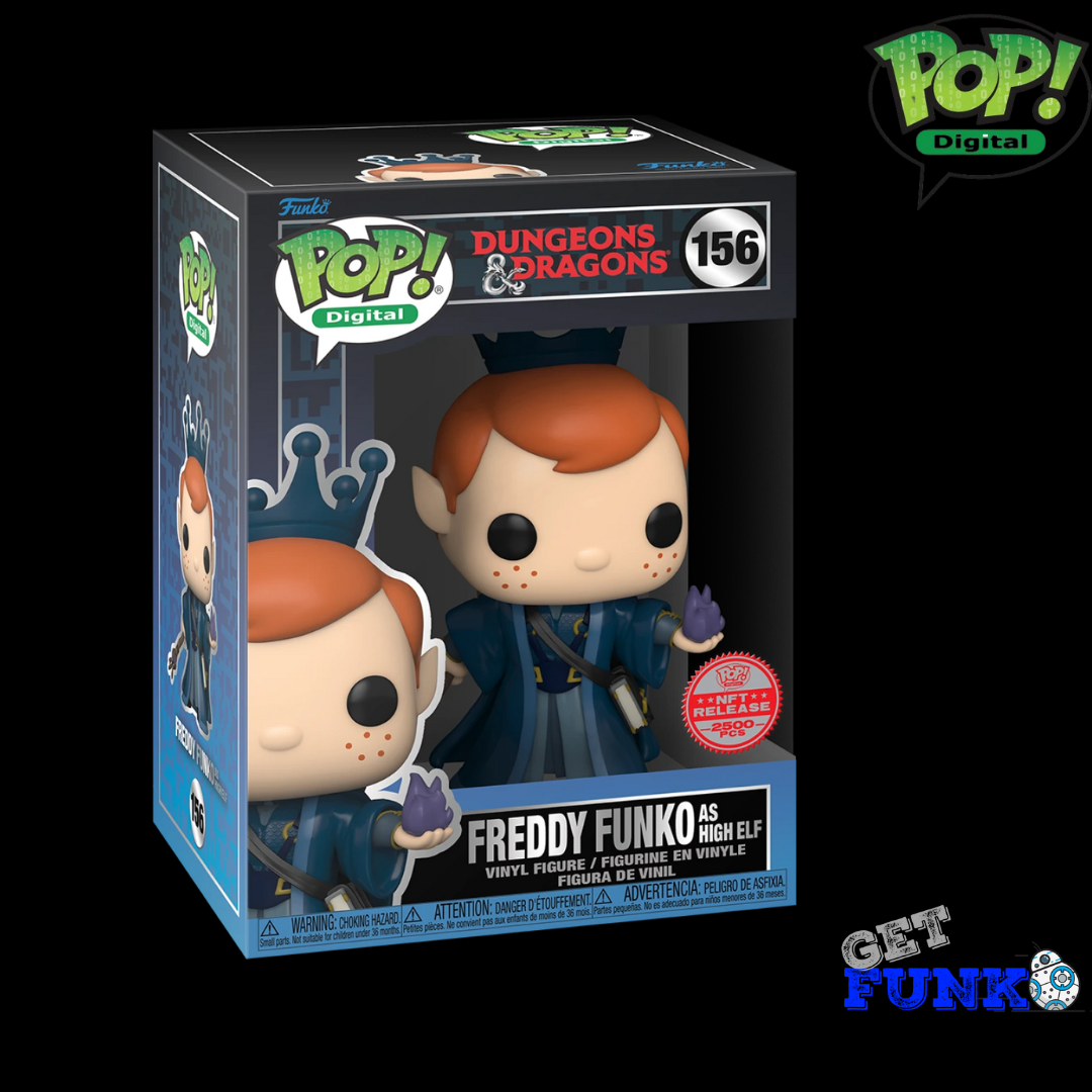 #156 Digital POP! Dungeons & Dragons - Freddy Funko as High Elf Royalty Exclusive
