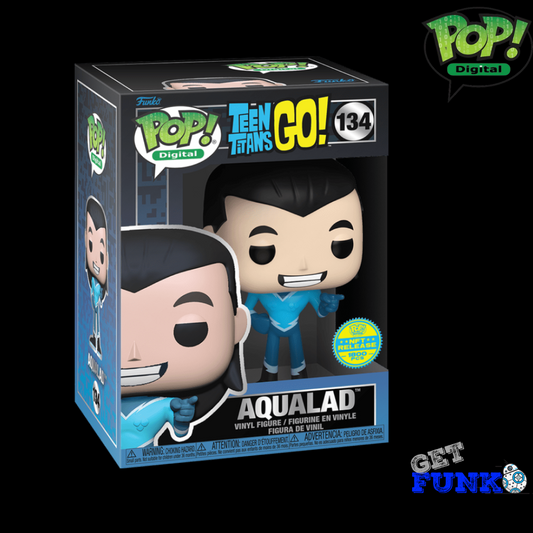 #134 Digital Pop! Teen Titan Go! - Aqualads Legendary Exclusive