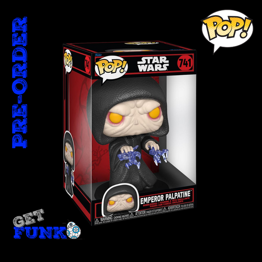 #741 Star Wars: Dark Side Super Sized Jumbo Pop! - Palpatine