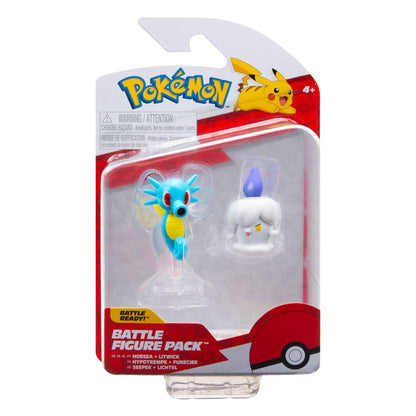 Battle Figure Set 2-Pack - Litwick, Horsea