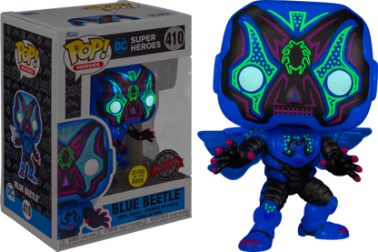 #410 DC Heroes - Blue Beetle GITD Dia De Los Excl.